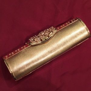 Long Gold Clutch